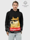 Худи мужской база хлопок / DOGECOIN / DOGE / ДОГИКОИН