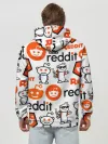 Худи мужской база хлопок / REDDIT / РЕДДИТ / ЛОГОБОМБИНГ