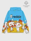 Худи мужской база хлопок / REDDIT / РЕДДИТ / UPVOTE ART