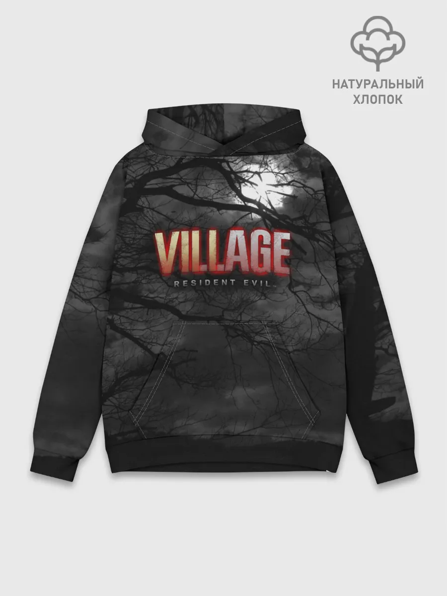 Худи мужской база хлопок / Resident Evil: Village $$$