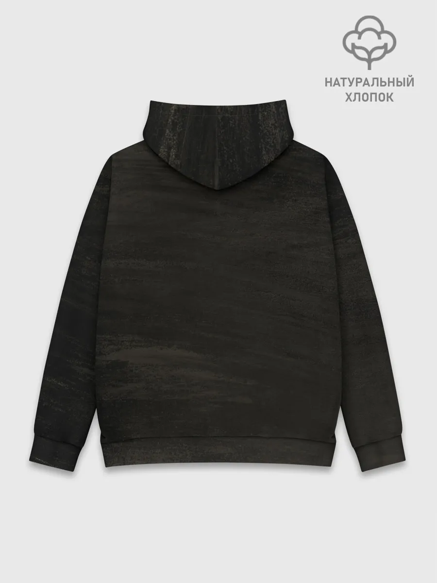 Худи мужской база хлопок / Asta Black Clover