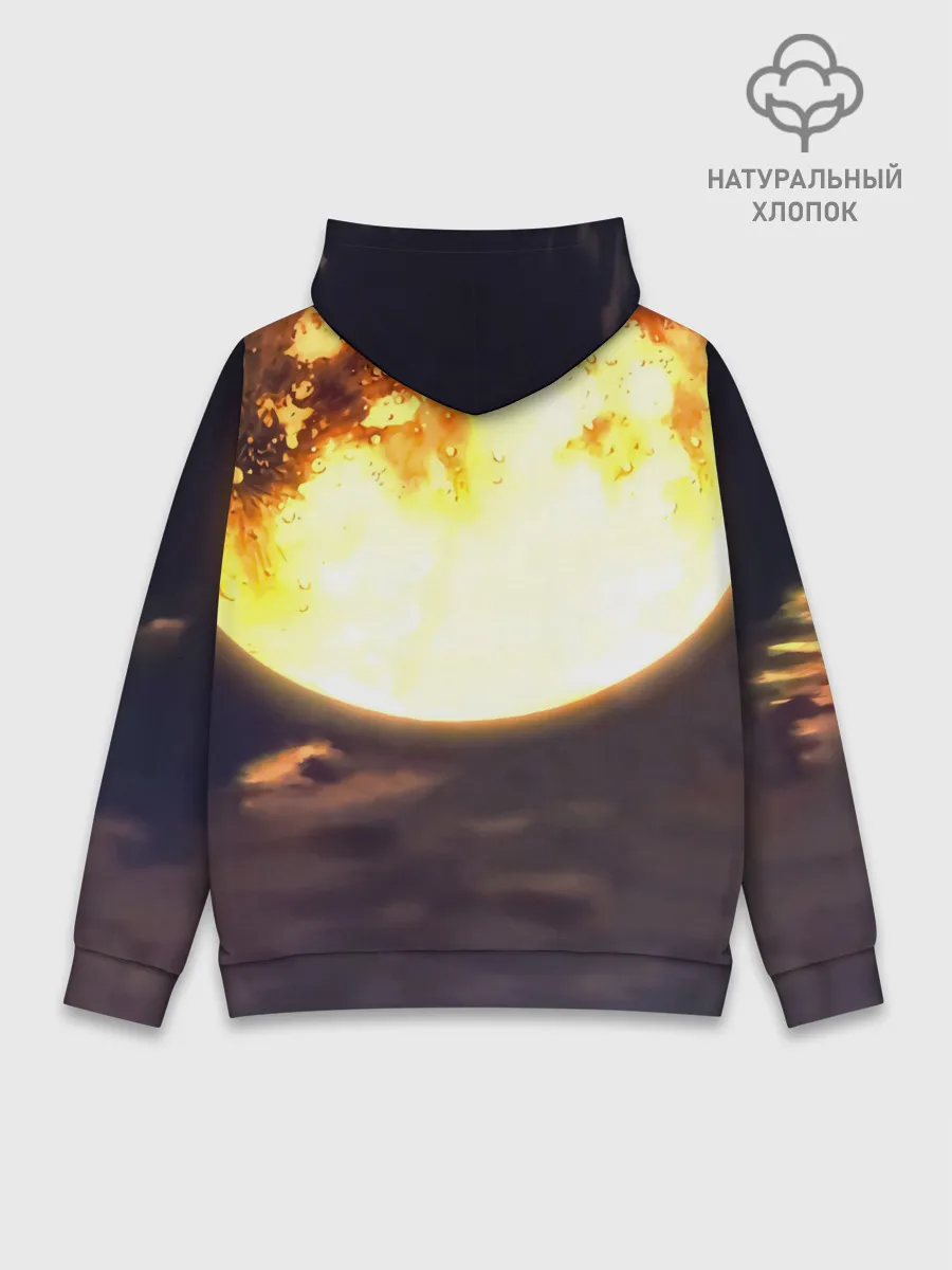 Худи мужской база хлопок / Demon Slayer: Kimetsu no Yaiba