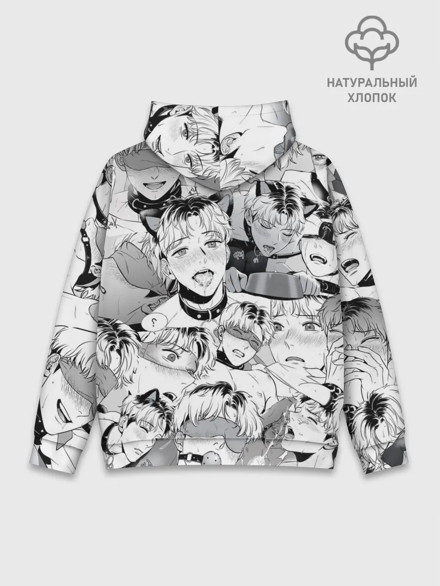 Худи мужской база хлопок / Ахегао/Ahegao парни О Чан У