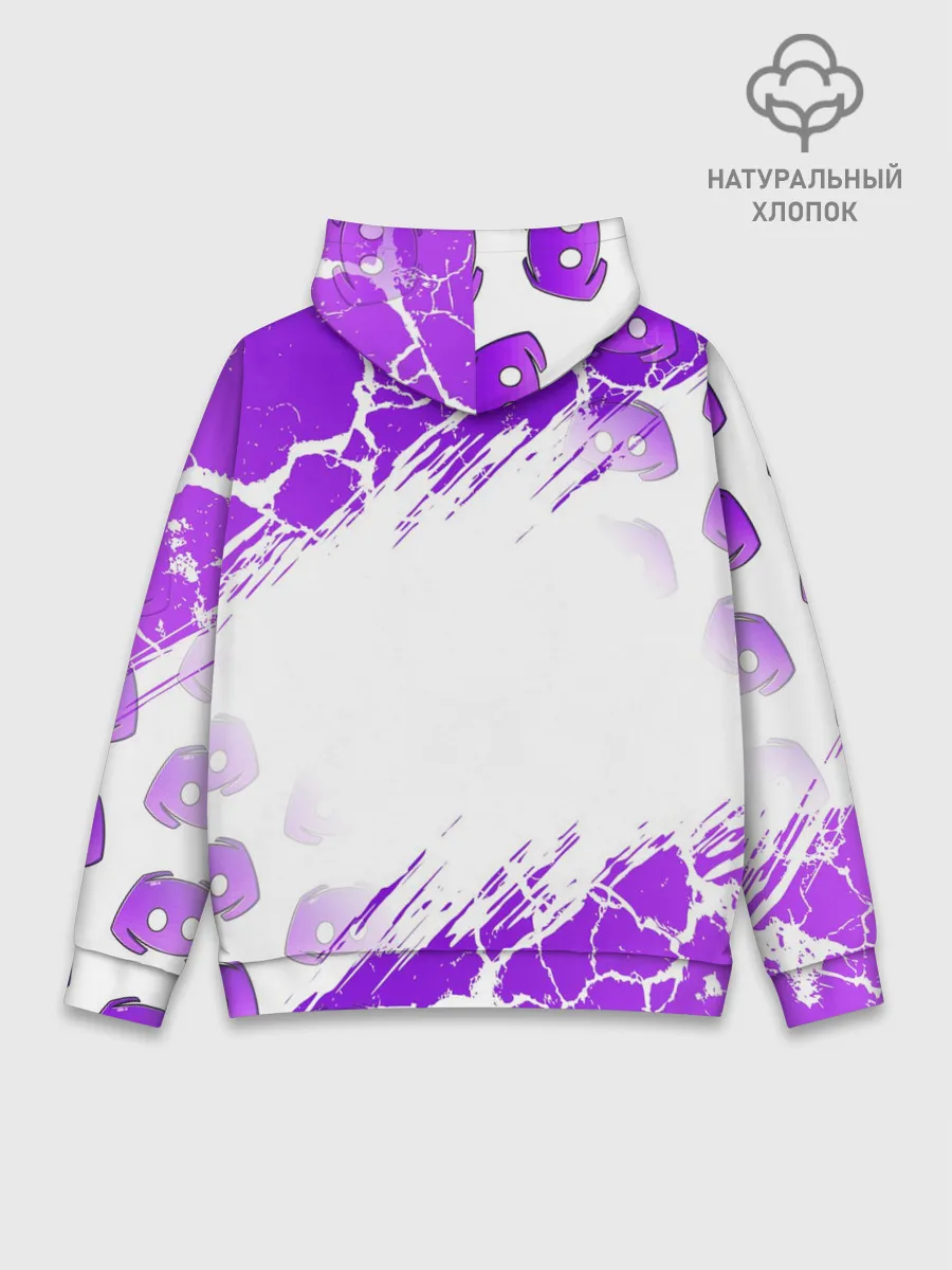 Худи мужской база хлопок / DISCORD / ДИСКОРД / ТРЕЩИНЫ