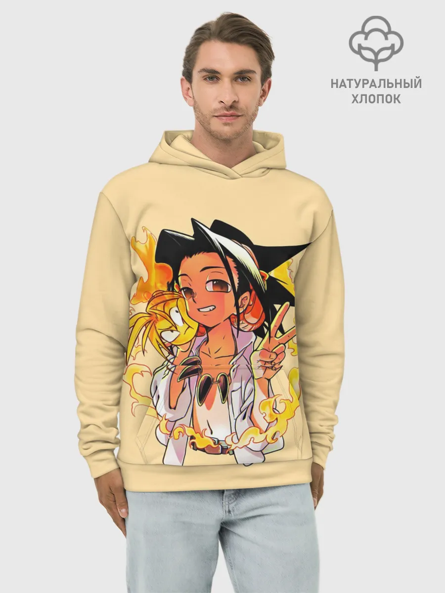 Худи мужской база хлопок / Йо и Амидамару