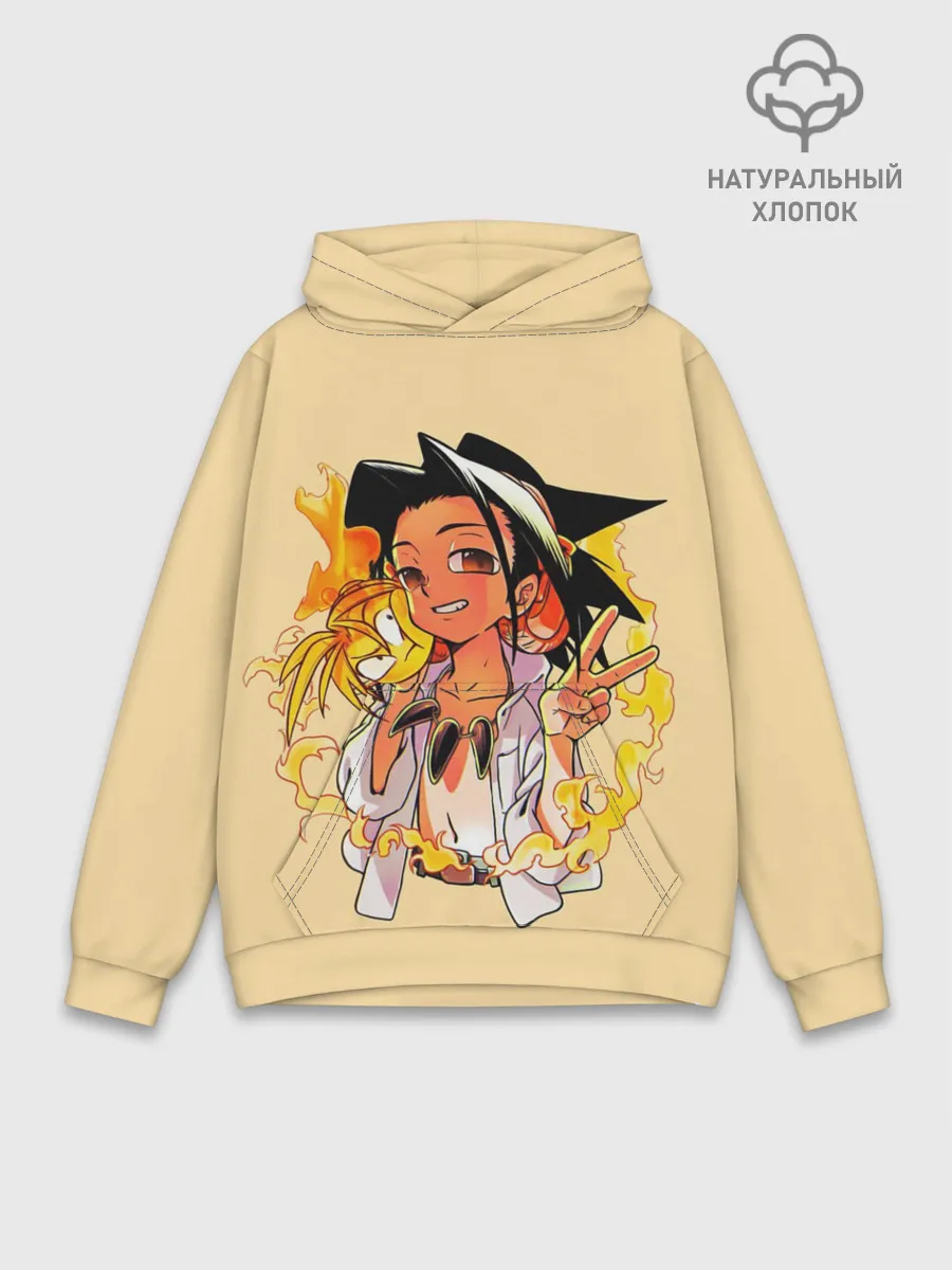 Худи мужской база хлопок / Йо и Амидамару