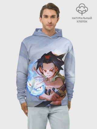 Худи мужской база хлопок / Asakura Yo