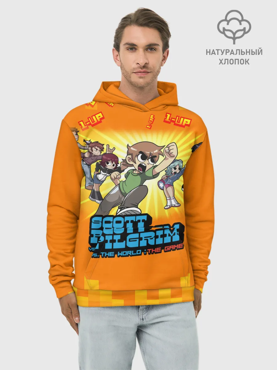 Худи мужской база хлопок / Scott Pilgrim
