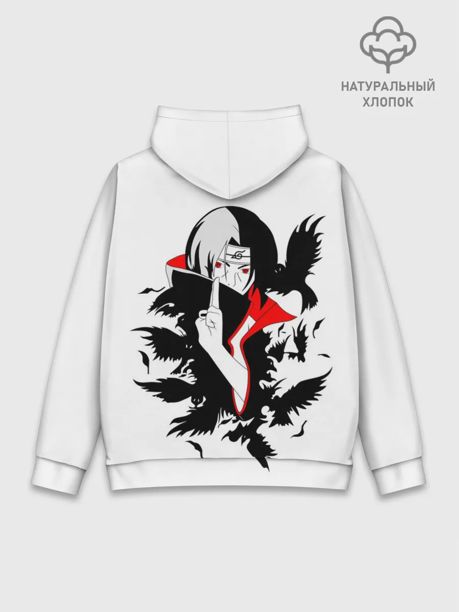 Худи мужской база хлопок / Человек и вороны аниме