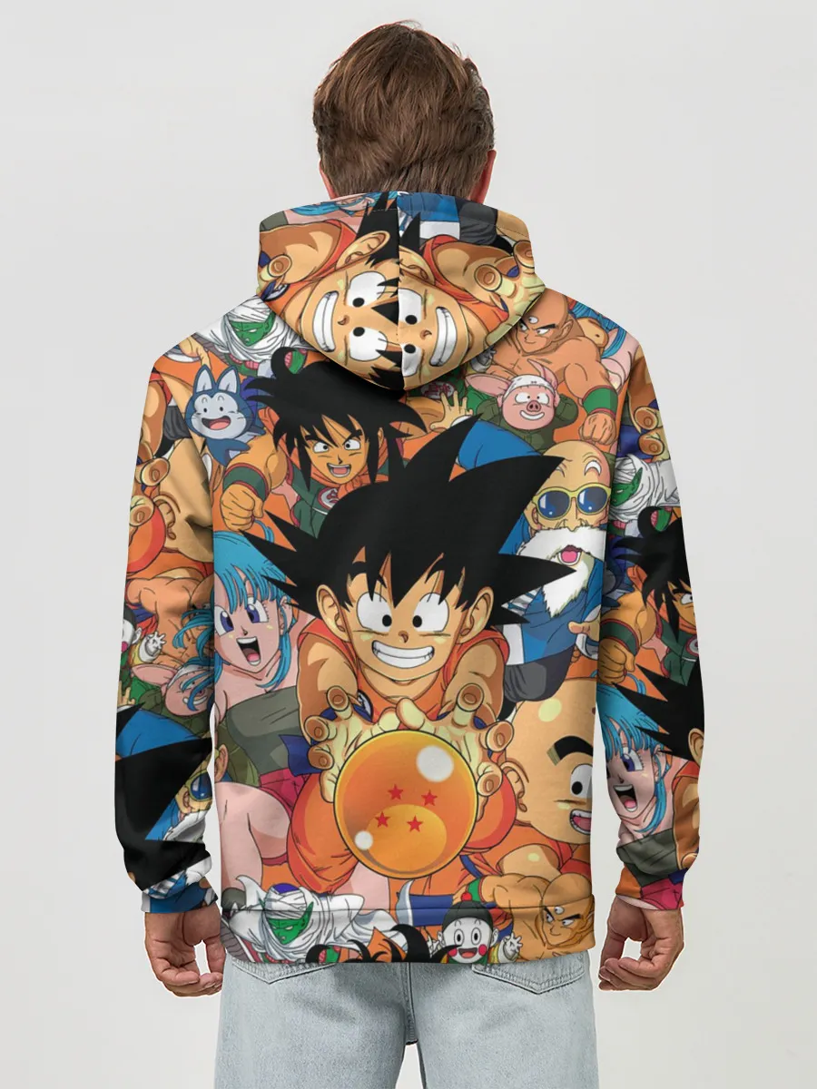 Худи мужской база хлопок / Dragon Ball