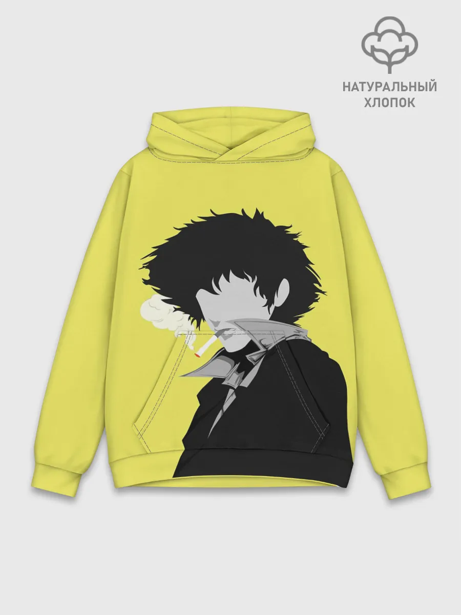 Худи мужской база хлопок / Cowboy Bebop. Спайк Шпигель