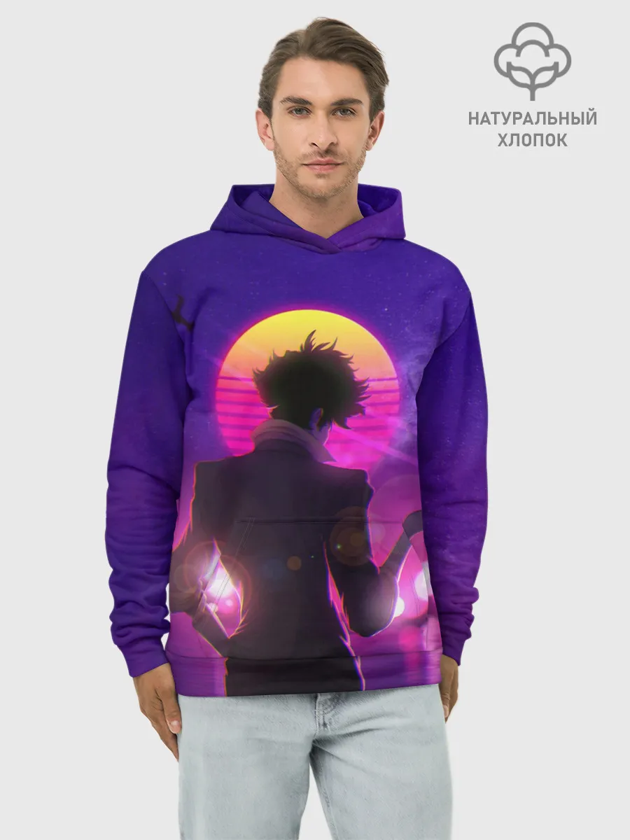 Худи мужской база хлопок / Cowboy Bebop. Spike Spiegel