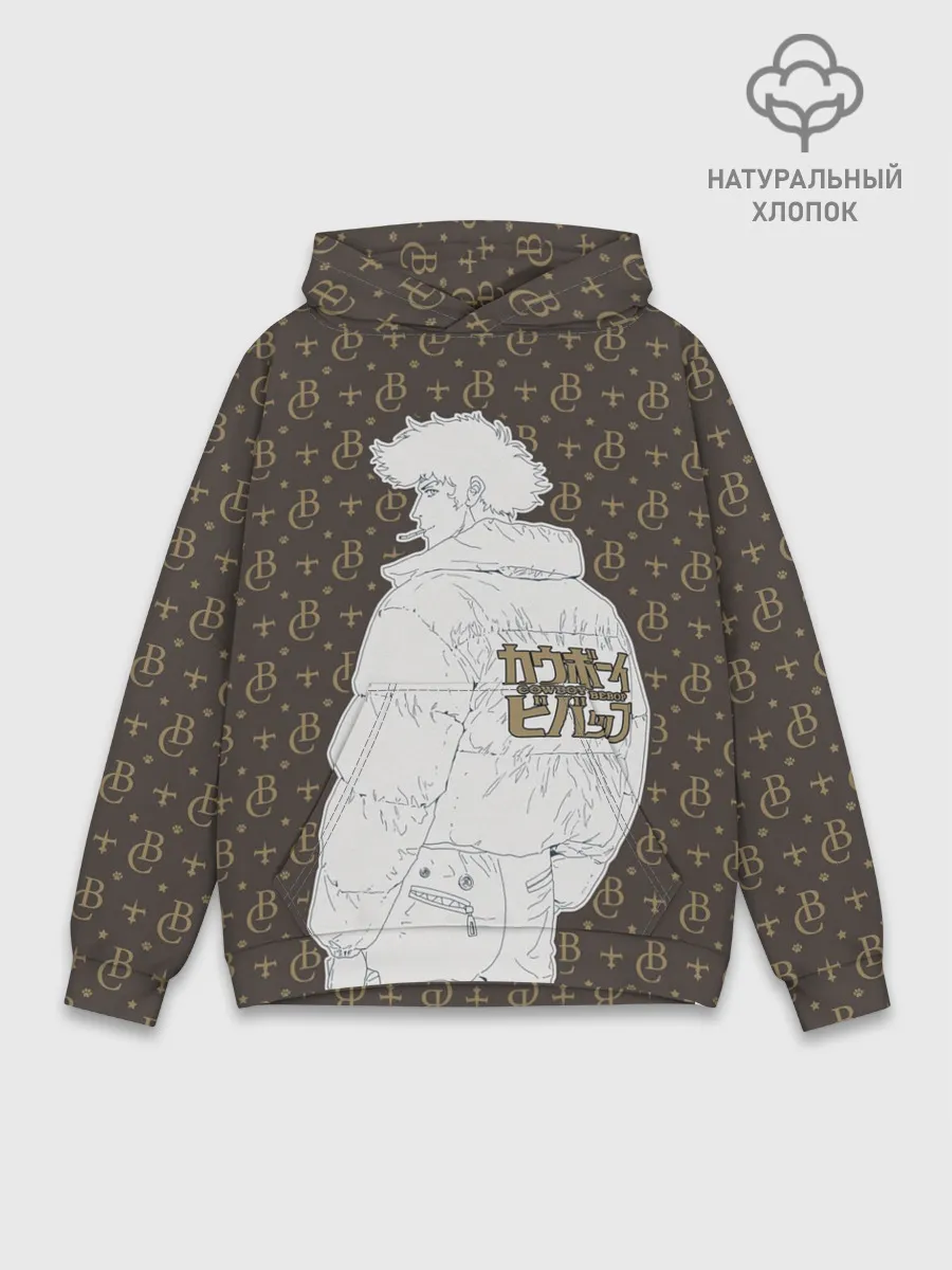 Худи мужской база хлопок / Cowboy Bebop fashion