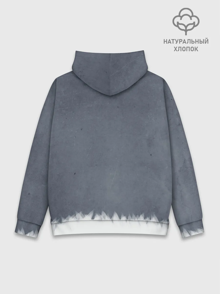 Худи мужской база хлопок / Демон-лис Томоэ