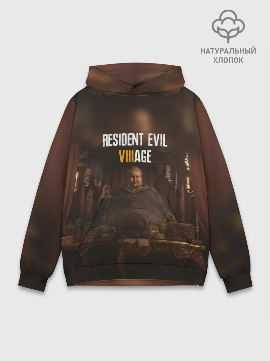 Худи мужской база хлопок / RESIDENT EVIL VILLAGE | РЕ ДЕРЕВНЯ