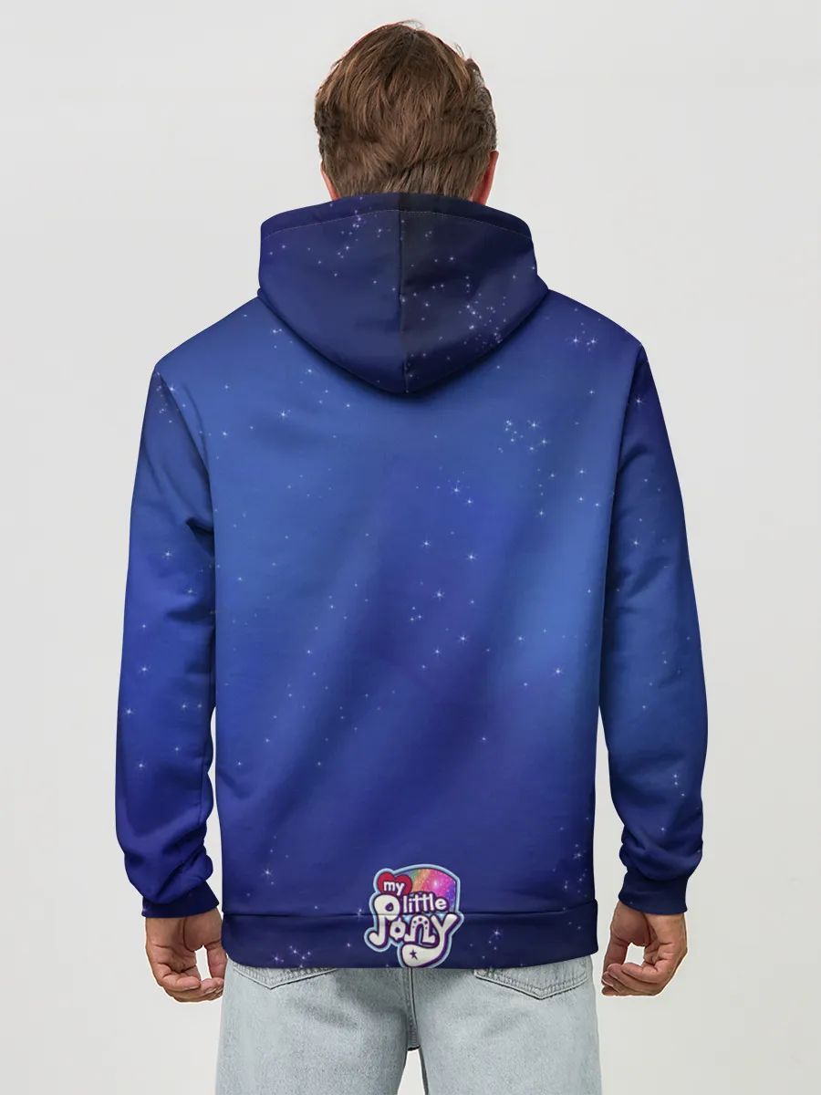 Худи мужской база хлопок / Лунная пони