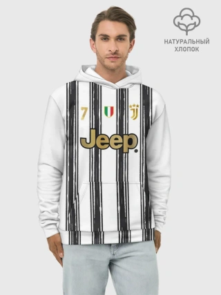 Худи мужской база хлопок / Футбольная форма Роналдо 20/21