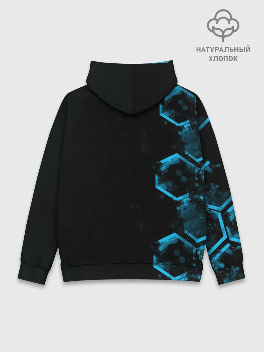 Худи мужской база хлопок / Mercedes | Мерседес | Неон