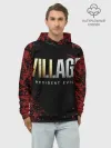Худи мужской база хлопок / Resident Evil Village логотип
