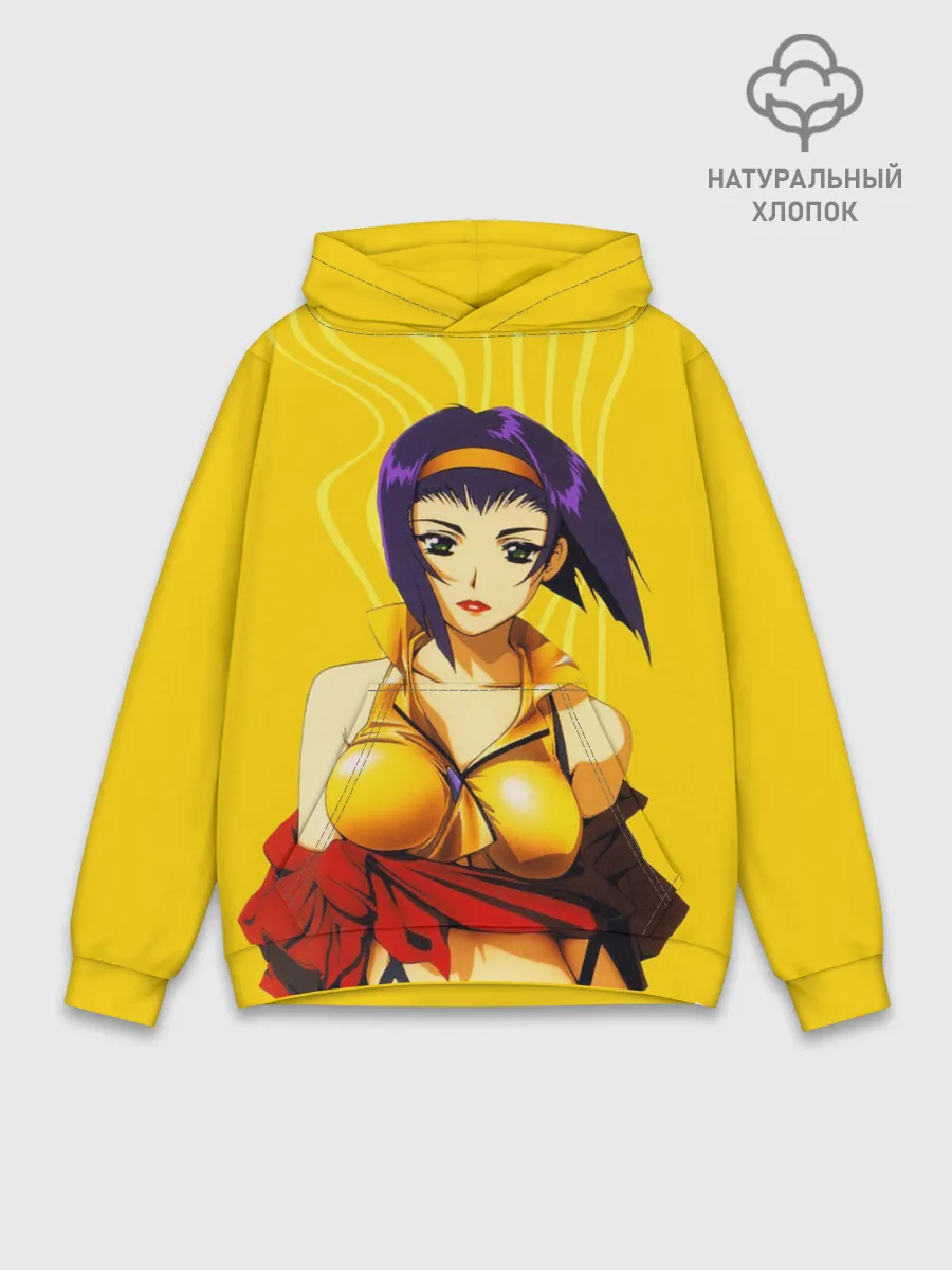 Худи мужской база хлопок / Cowboy Bebop. Фэй Валентайн