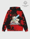 Худи мужской база хлопок / Стив с мечом Minecraft