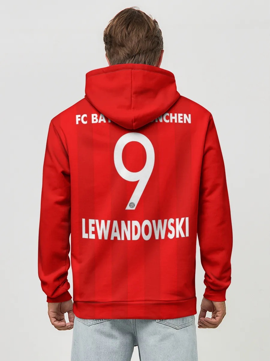 Худи мужской база хлопок / Форма Баварии - Левандовски