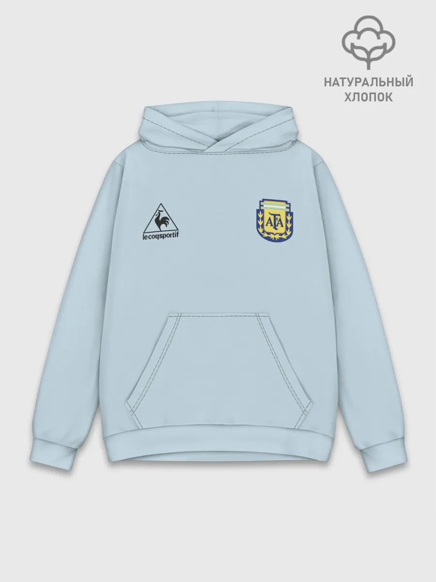 Худи мужской база хлопок / Диего Марадона