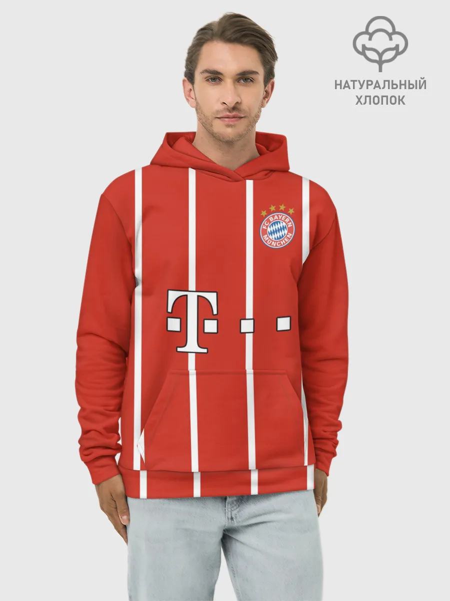 Худи мужской база хлопок / Роберт Левандовски 9