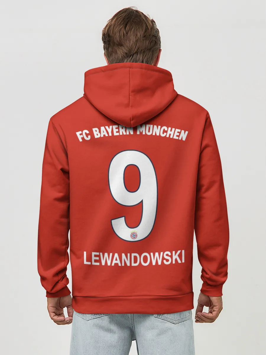 Худи мужской база хлопок / Роберт Левандовски 9