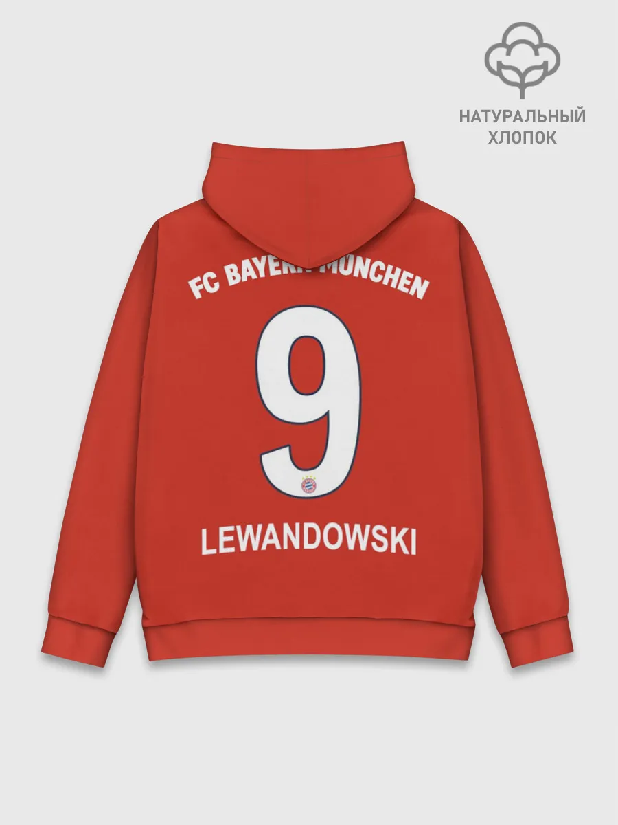 Худи мужской база хлопок / Роберт Левандовски 9