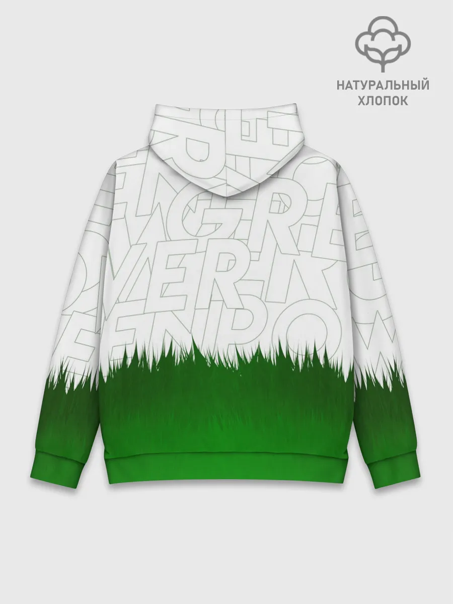 Худи мужской база хлопок / GREEN POWER