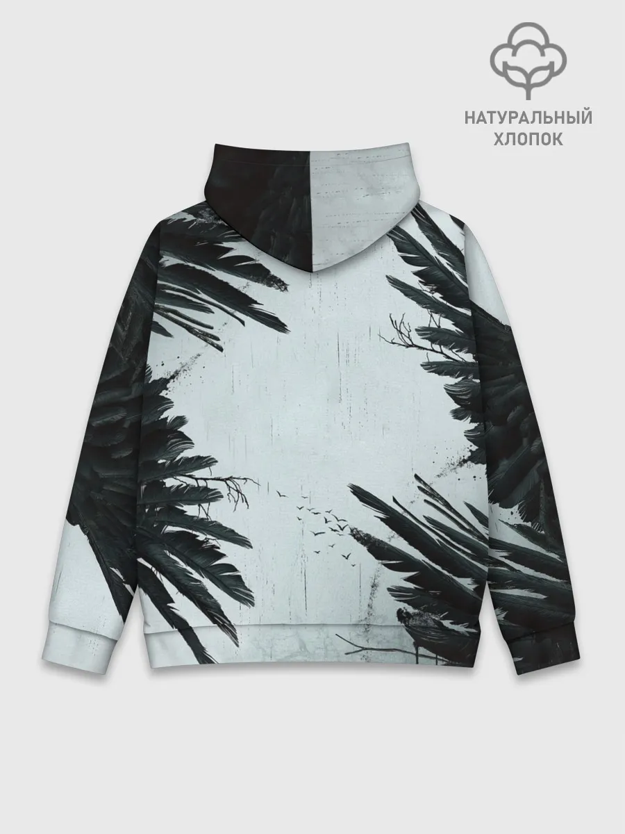 Худи мужской база хлопок / Resident Evil Village. Crow