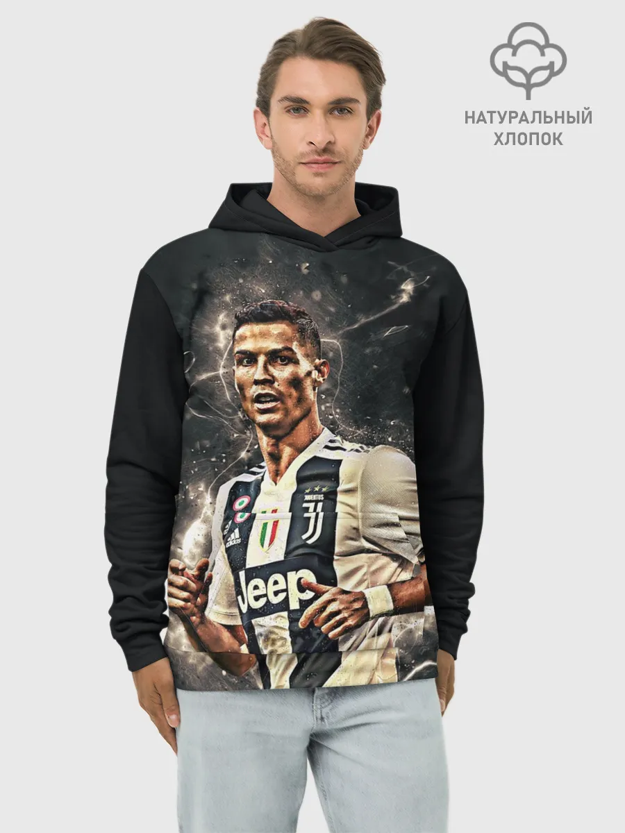 Худи мужской база хлопок / Криштиану Роналду