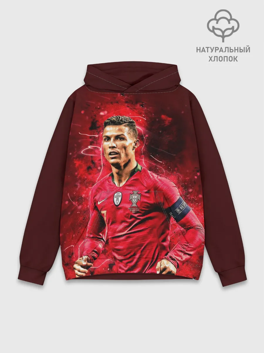 Худи мужской база хлопок / Криштиану Роналду