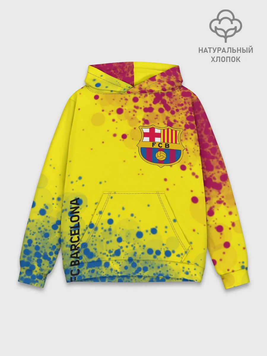 Худи мужской база хлопок / Barcelona