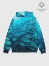 Худи мужской база хлопок / Морской мир