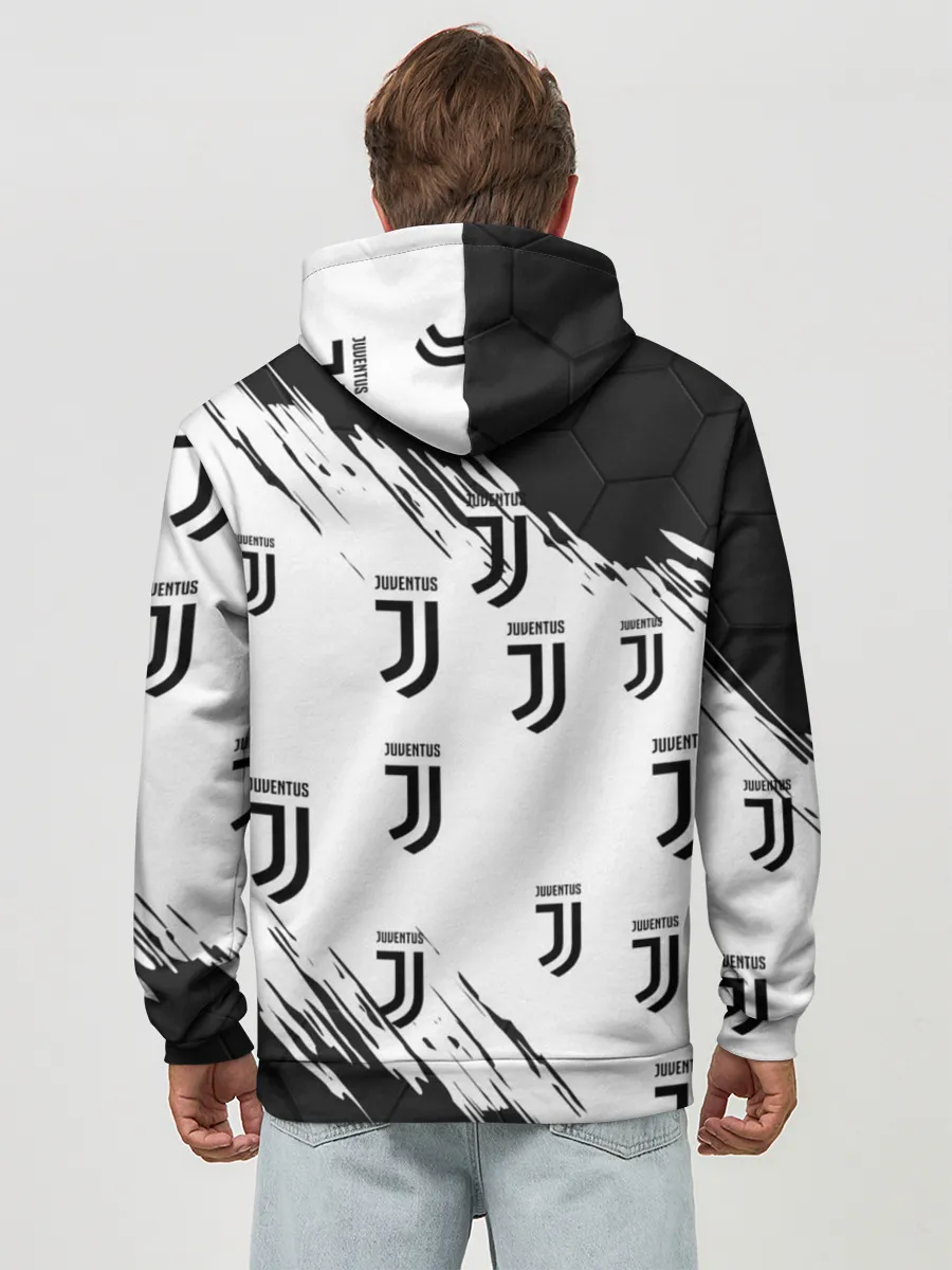 Худи мужской база хлопок / КРИШТИАНУ РОНАЛДУ / ЮВЕНТУС