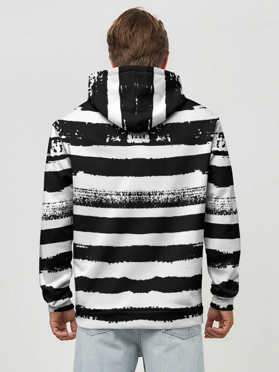 Худи мужской база хлопок / ТЕЛЬНЯШКА ВМФ | ЧЕРЕП ФУРАЖКА