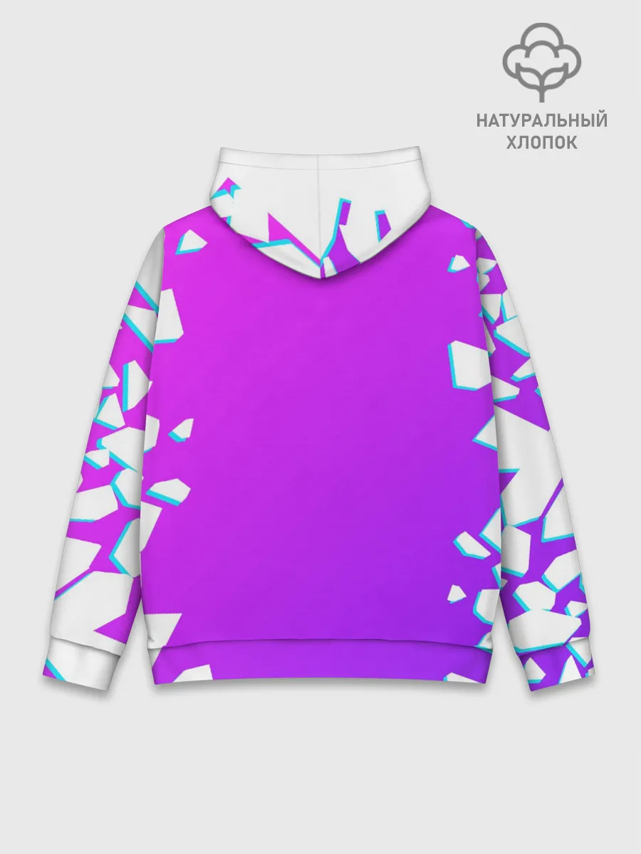 Худи мужской база хлопок / КРИШТИАНУ РОНАЛДУ / НЕОН