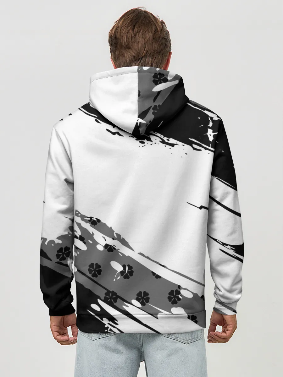 Худи мужской база хлопок / IDIOT! Black Clover