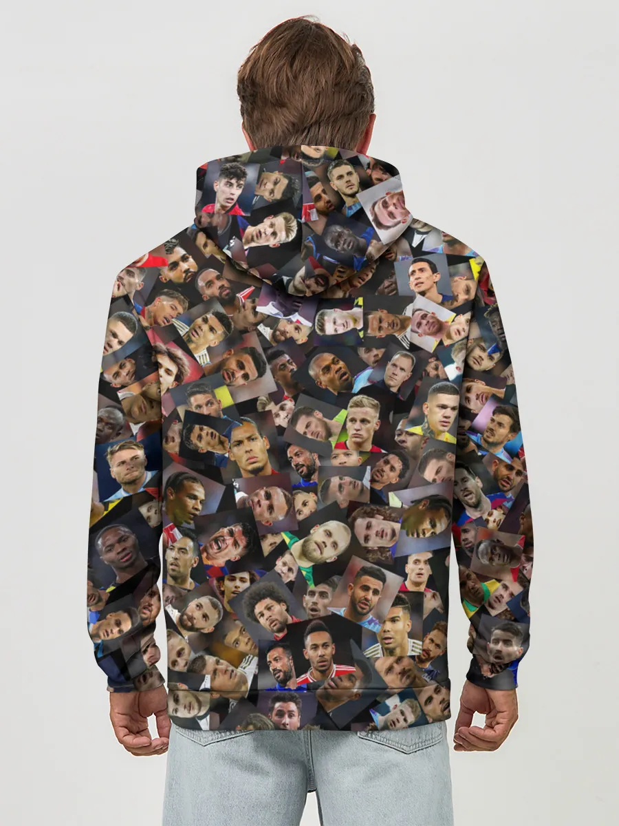 Худи мужской база хлопок / Лучшие футболисты мира