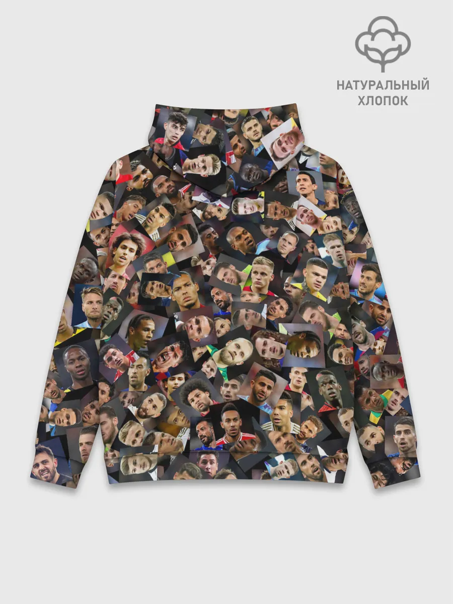 Худи мужской база хлопок / Лучшие футболисты мира