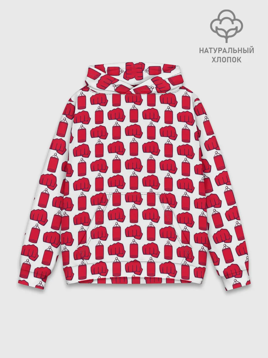 Худи мужской база хлопок / Бокс