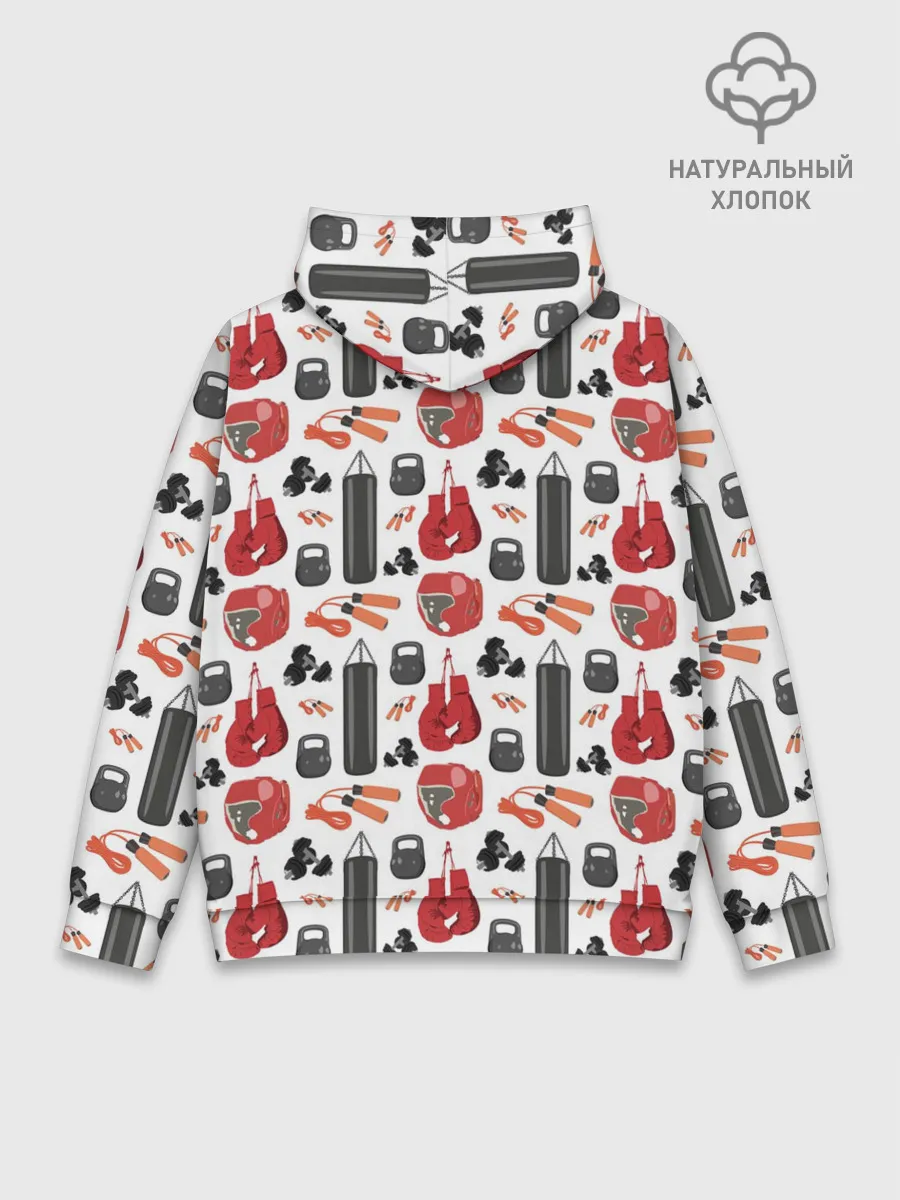 Худи мужской база хлопок / Бокс