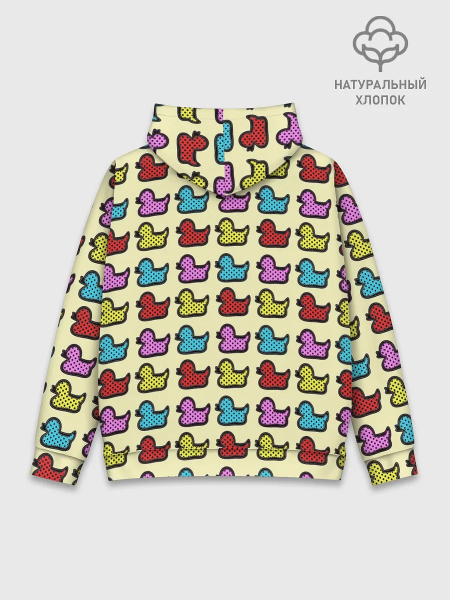 Худи мужской база хлопок / Утиный фон | Утки | Ducks