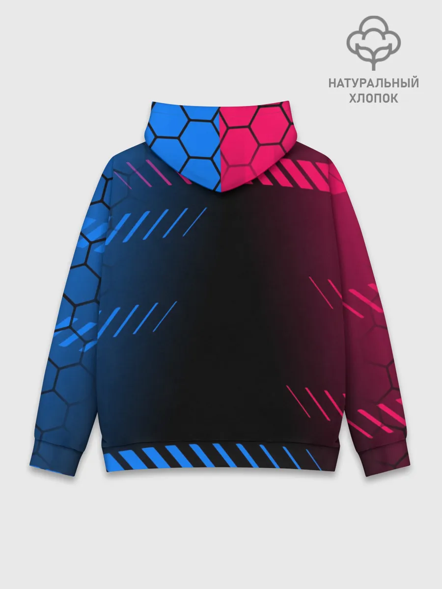 Худи мужской база хлопок / ЛИОНЕЛЬ МЕССИ / BARCELONA