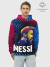 Худи мужской база хлопок / ЛИОНЕЛЬ МЕССИ / BARCELONA