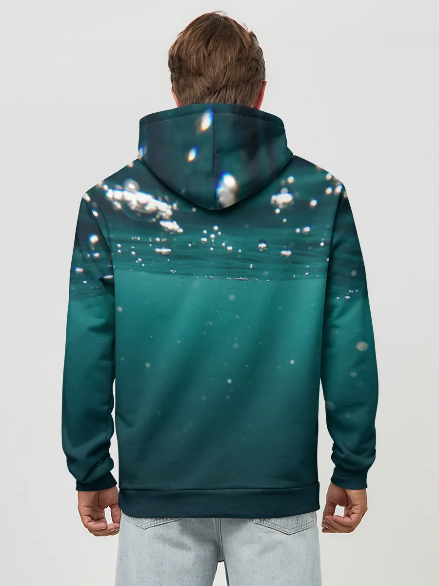 Худи мужской база хлопок / дайвинг