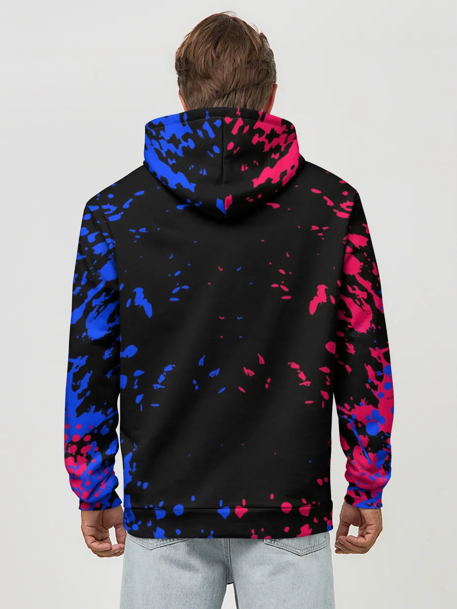 Худи мужской база хлопок / ЛУИС СУАРЕС / БАРСЕЛОНА