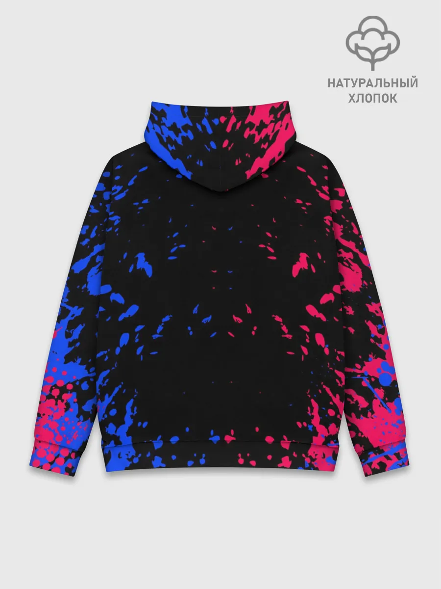 Худи мужской база хлопок / ЛУИС СУАРЕС / БАРСЕЛОНА